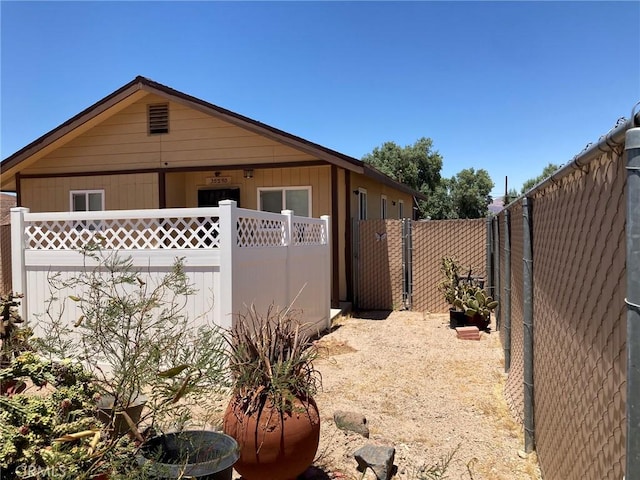35590 Santa Fe St, Daggett, CA 92327 - view of home's exterior with a gate