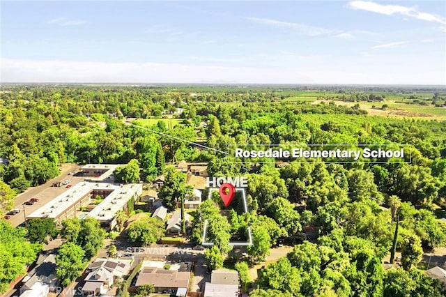 1131 Stewart Ave, Chico, CA 95926 - aerial view of a heavily wooded area