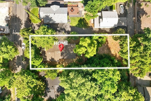 1131 Stewart Ave, Chico, CA 95926 - aerial view of property and surrounding area with property parcel outlined