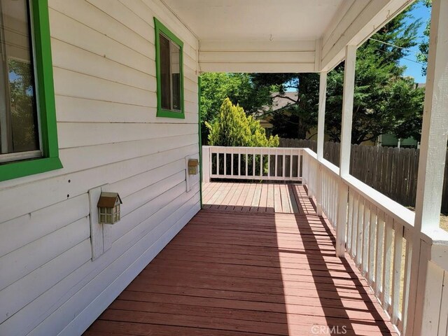 1004 Coldwater Dr, Frazier Park, CA 93225 - view of wooden terrace
