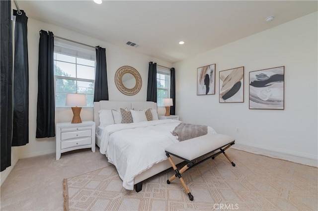 1504 Granada Rd, Upland, CA 91786 - bedroom featuring recessed lighting and light carpet