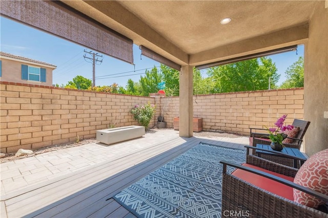 1504 Granada Rd, Upland, CA 91786 - fenced backyard with a patio area