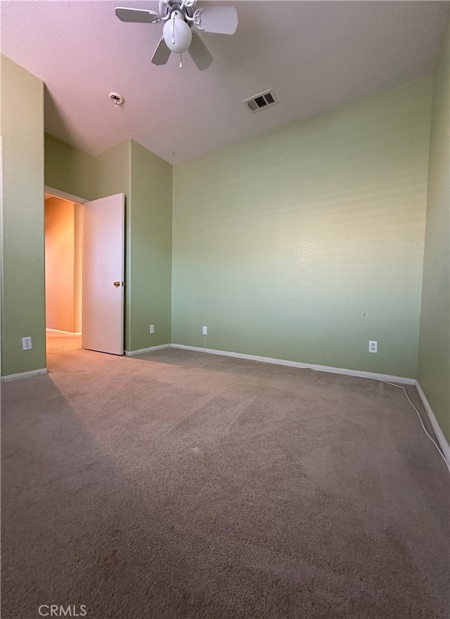 1256 Sunburst Dr, Beaumont, CA 92223 - unfurnished room with ceiling fan and carpet flooring