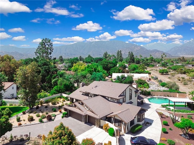 1013 Idaho Ct, Claremont, CA 91711 - aerial view of property and surrounding area with a mountain backdrop