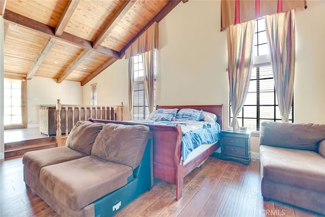 1013 Idaho Ct, Claremont, CA 91711 - bedroom with wooden ceiling and hardwood / wood-style floors