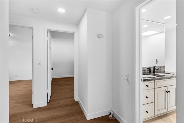 2610 Via Pacheco, Palos Verdes Estates, CA 90274 - corridor featuring light wood-type flooring and recessed lighting
