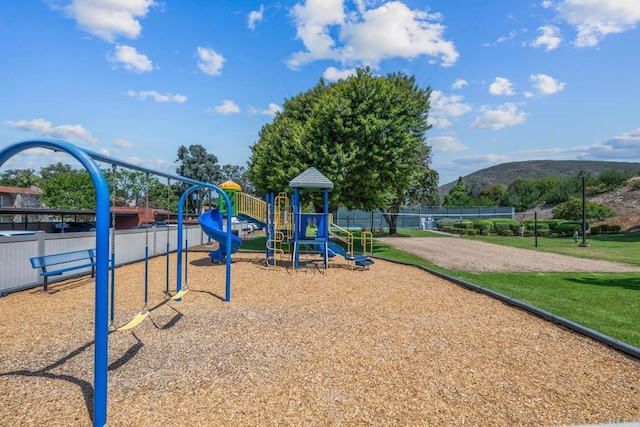 13323 Rancho Penasquitos Blvd Unit D206, San Diego, CA 92129 - community play area featuring a mountain view