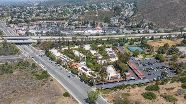 13323 Rancho Penasquitos Blvd Unit D206, San Diego, CA 92129 - aerial view of property and surrounding area featuring a highway