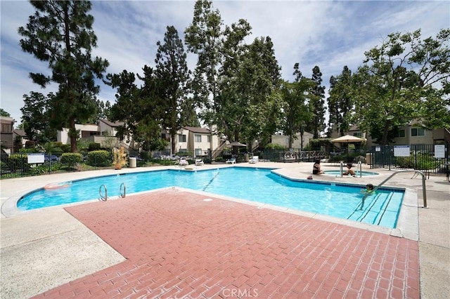 1320 Cabrillo Park Dr Unit D, Santa Ana, CA 92701 - community pool featuring a patio