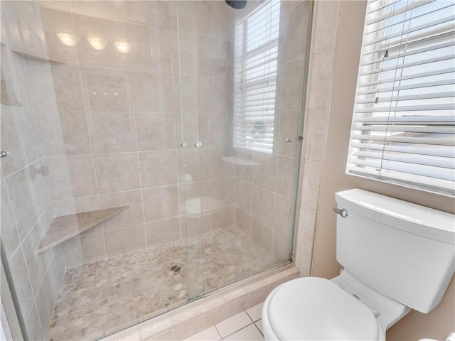 2756 Lemon Dr, Simi Valley, CA 93063 - bathroom with a stall shower and tile patterned floors