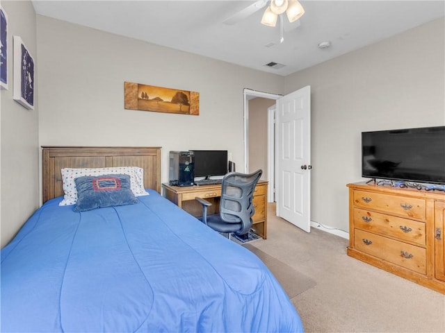 2756 Lemon Dr, Simi Valley, CA 93063 - bedroom featuring carpet and ceiling fan