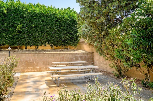 5036 Echo St Unit 37, Los Angeles, CA 90042 - fenced backyard featuring a patio