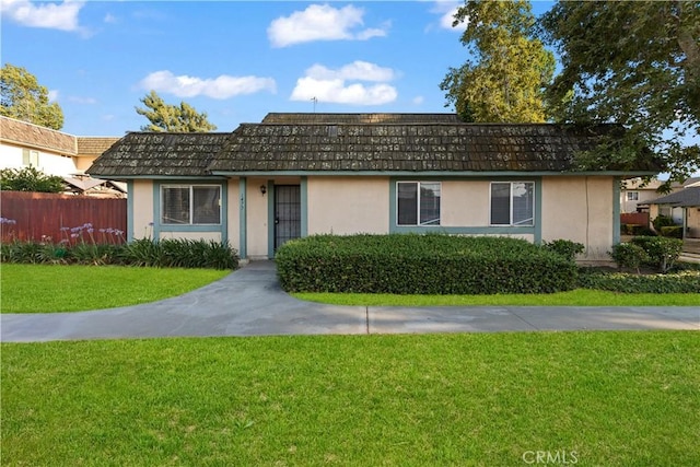 1477 Clemson Way, Riverside, CA 92507 - view of front of property with stucco siding and mansard roof