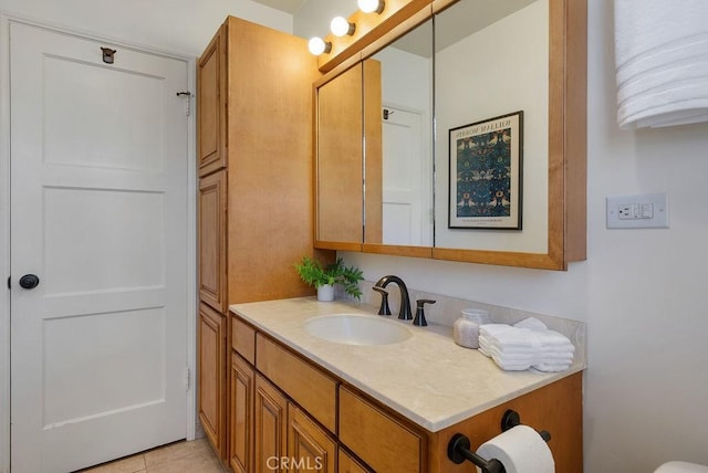 406 University Ave, Burbank, CA 91504 - bathroom featuring vanity and tile patterned flooring