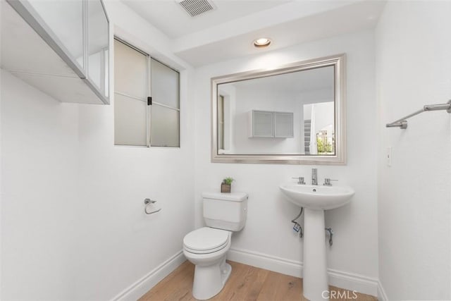 54 Hawaii Dr, Aliso Viejo, CA 92656 - half bath with wood finished floors and recessed lighting