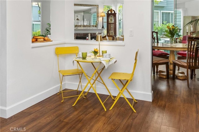 273 Haverfield Unit 156, Newport Beach, CA 92660 - dining room featuring wood finished floors and breakfast area