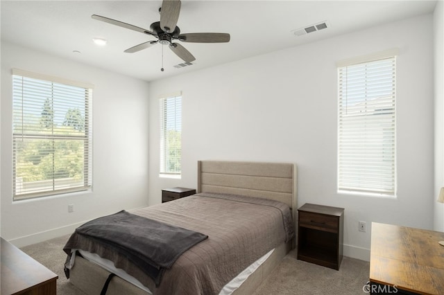 480 W Balsam Ln, Clovis, CA 93611 - bedroom with carpet floors and a ceiling fan