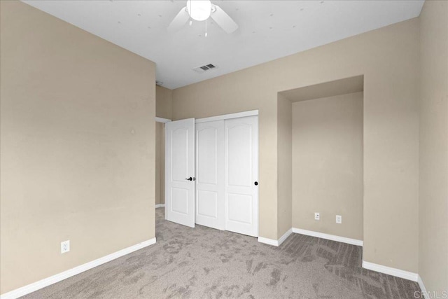15809 Concord Rdg, San Diego, CA 92127 - unfurnished bedroom featuring carpet, a closet, and ceiling fan