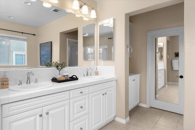 15809 Concord Rdg, San Diego, CA 92127 - full bathroom featuring double vanity and tile patterned flooring