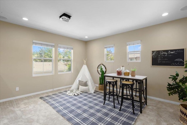 15809 Concord Rdg, San Diego, CA 92127 - rec room with carpet and recessed lighting