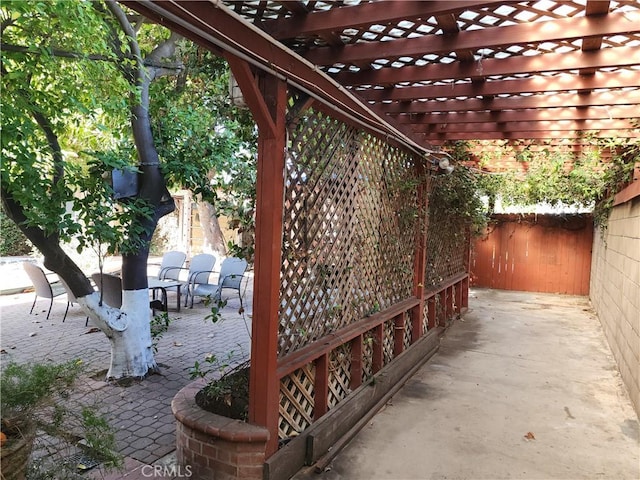 1150 W Santa Clara Ave, Santa Ana, CA 92706 - view of patio / terrace featuring a pergola