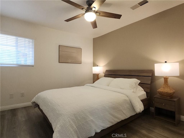 1150 W Santa Clara Ave, Santa Ana, CA 92706 - bedroom with wood finished floors and ceiling fan