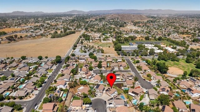 5444 Broderick Ct, Hemet, CA 92544 - view of property location with a mountainous background and nearby suburban area