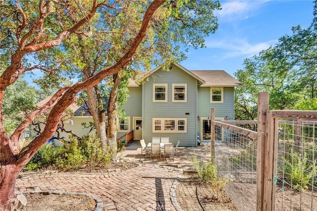 19072 Redbud Rd, Hidden Valley Lake, CA 95467 - back of house with a patio area and a gate