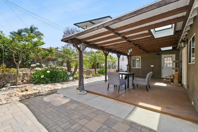 6038 Bradford St, San Diego, CA 92115 - view of patio with outdoor dining space