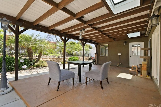 6038 Bradford St, San Diego, CA 92115 - view of patio with outdoor dining space