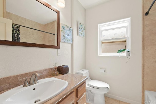 6038 Bradford St, San Diego, CA 92115 - full bathroom featuring vanity and tile patterned flooring