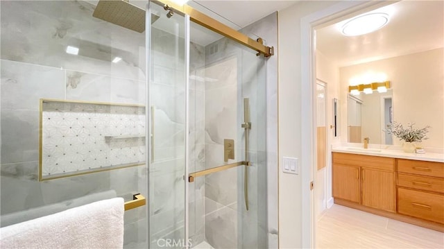 4 Skipper, Irvine, CA 92604 - full bathroom featuring vanity and a shower stall