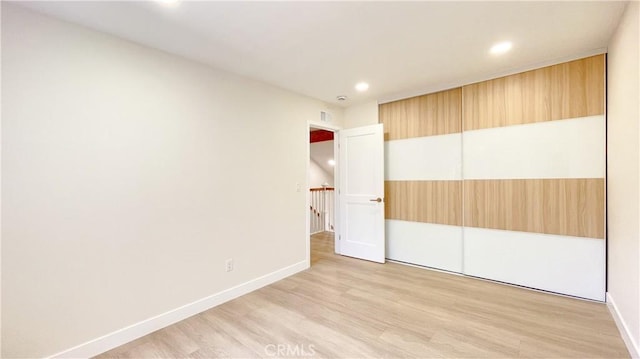 4 Skipper, Irvine, CA 92604 - unfurnished bedroom featuring recessed lighting and light wood-style flooring