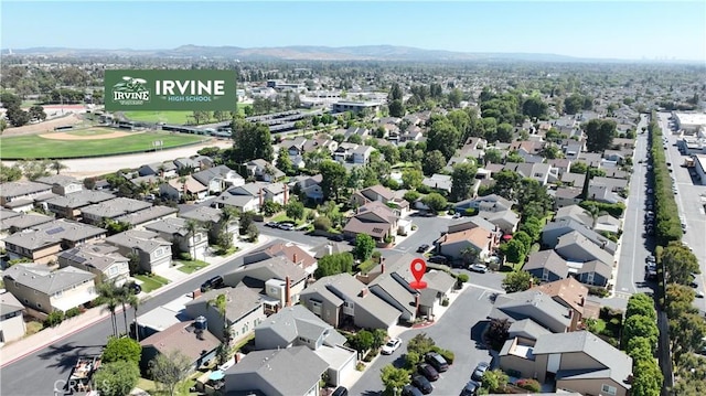4 Skipper, Irvine, CA 92604 - aerial perspective of suburban area featuring mountains