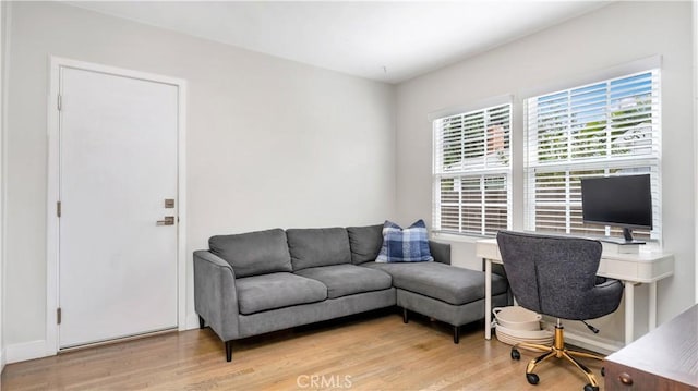 5202 E Conant St, Long Beach, CA 90808 - office with light wood finished floors