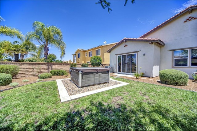 35115 Mahogany Glen Dr, Winchester, CA 92596 - view of yard with a hot tub