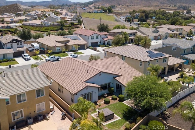 35115 Mahogany Glen Dr, Winchester, CA 92596 - aerial view of residential area featuring a mountain backdrop