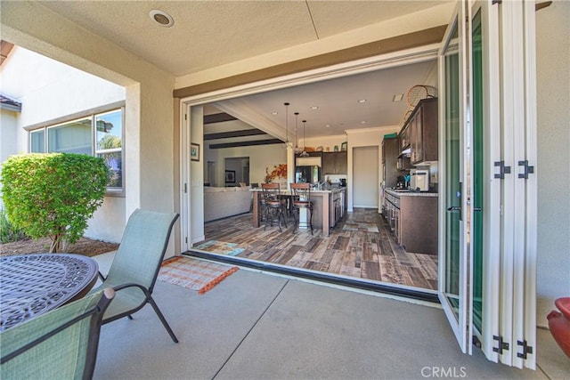 35115 Mahogany Glen Dr, Winchester, CA 92596 - view of patio with outdoor dining space