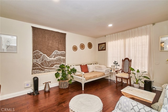 225 W 6th St Unit 206, Long Beach, CA 90802 - living room with wood finished floors and recessed lighting