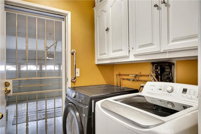 12161 Napoli Dr, Cerritos, CA 90703 - laundry room with independent washer and dryer and cabinet space