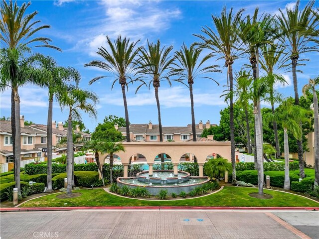 12161 Napoli Dr, Cerritos, CA 90703 - community / neighborhood sign featuring a residential view and a lawn