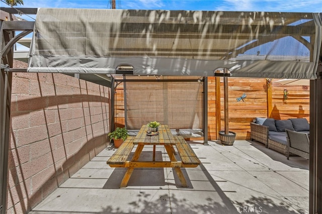 156 W Wabash St, San Bernardino, CA 92405 - fenced backyard featuring a patio area