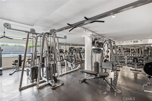 1131 Alta Loma Rd Unit 207, West Hollywood, CA 90069 - view of exercise room