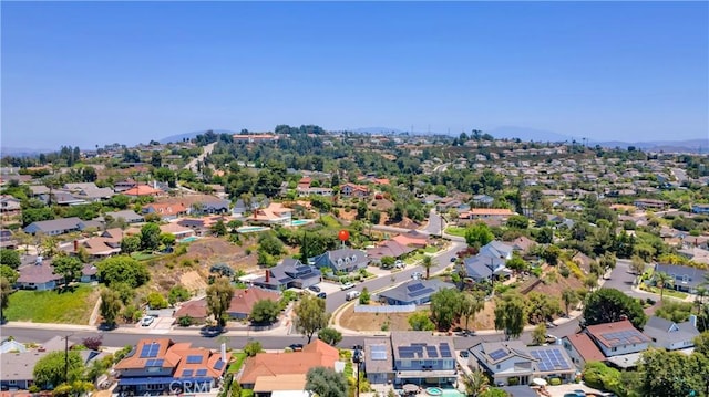 2867 N Shady Glen Ln, Orange, CA 92867 - aerial perspective of suburban area with a mountainous background