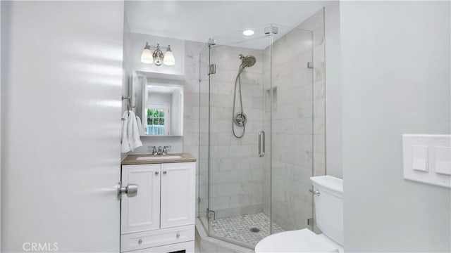 2867 N Shady Glen Ln, Orange, CA 92867 - full bathroom with vanity and a shower stall