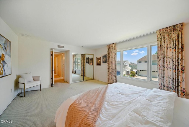 3121 Kingridge Way, Glendale, CA 91206 - bedroom featuring carpet flooring, multiple windows, and a closet