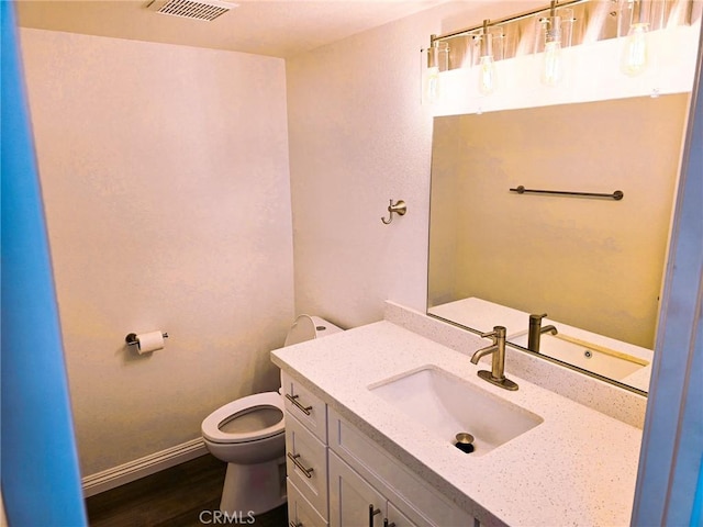 10672 Finch Ave, Rancho Cucamonga, CA 91737 - half bathroom featuring vanity and wood finished floors
