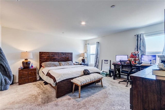 28420 Abbey Ln, Menifee, CA 92585 - bedroom featuring light colored carpet and a desk