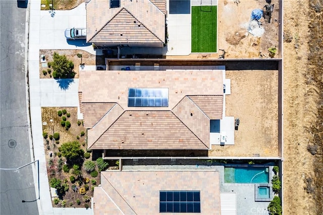 28420 Abbey Ln, Menifee, CA 92585 - view from above of property with a pool