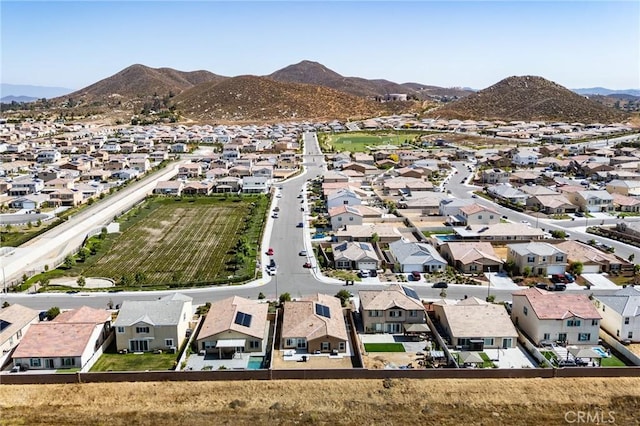 28420 Abbey Ln, Menifee, CA 92585 - aerial view of residential area featuring a mountainous background
